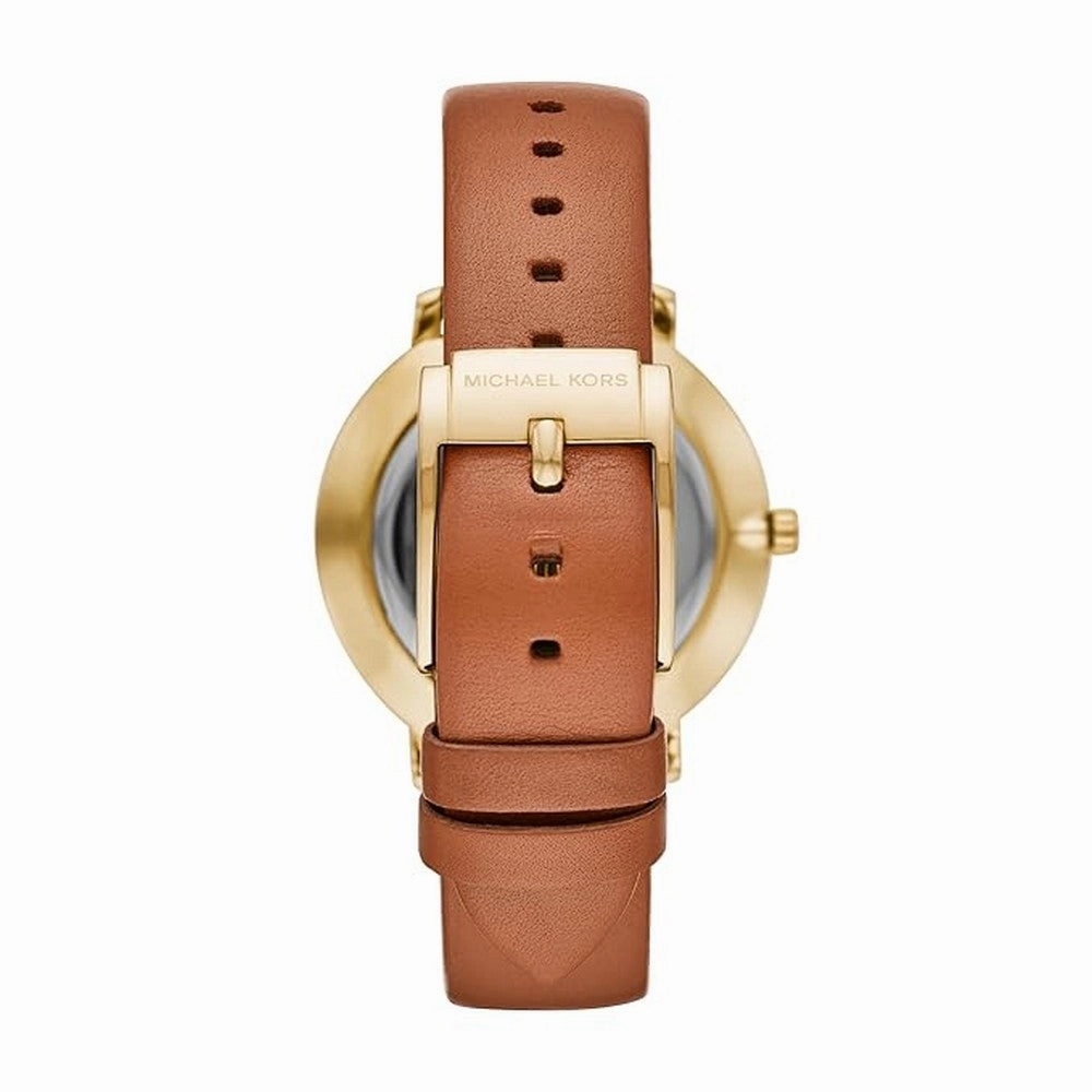 Michael Kors Leather Pyper Analog White Dial Women's Watch Mk2740