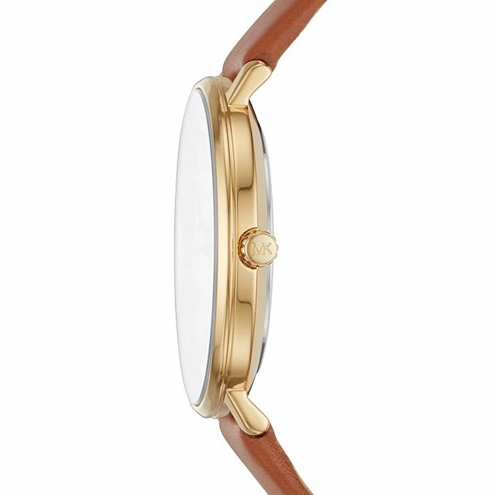 Michael Kors Leather Pyper Analog White Dial Women's Watch Mk2740