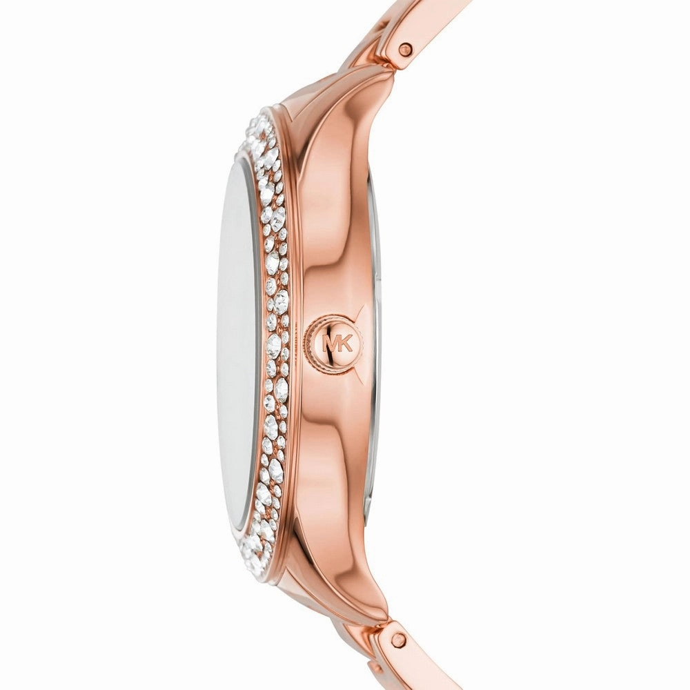 Michael Kors Liliane Women's Watch. Stainless Steel and Pavé Crystal Watch for Women
