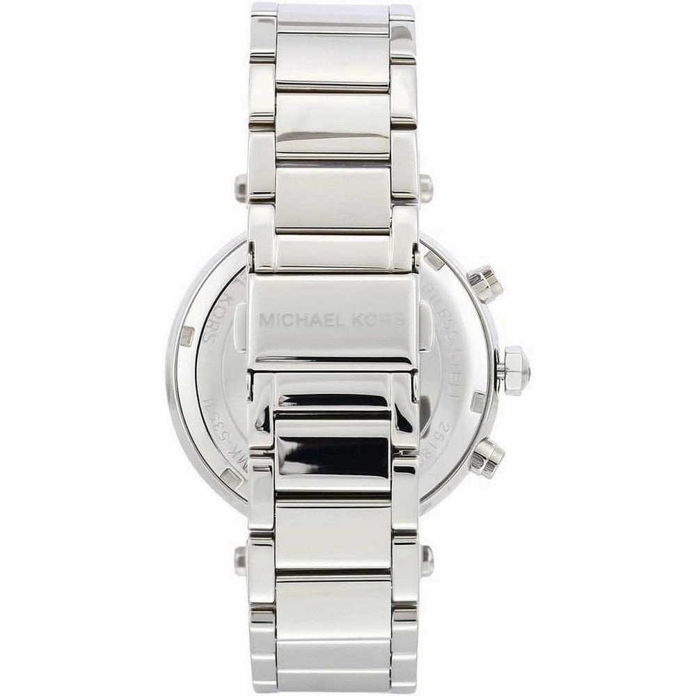 Michael Kors Parker Women's Watch  Stainless Steel and Pave Crystal Watch for Women with Steel  Leather  or Silicone Band