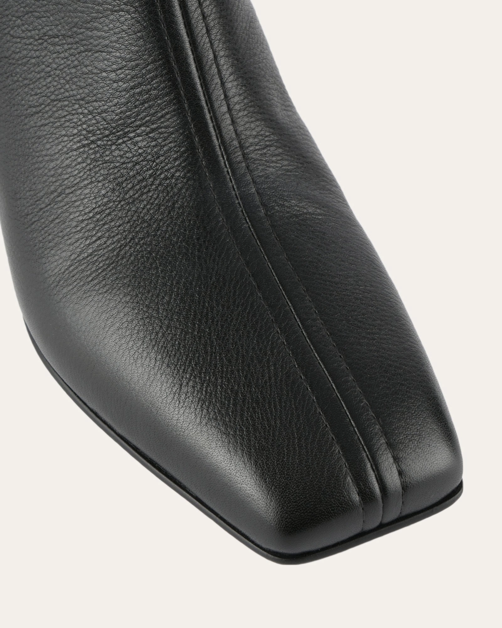 NORI MID ANKLE BOOTS BLACK LEATHER