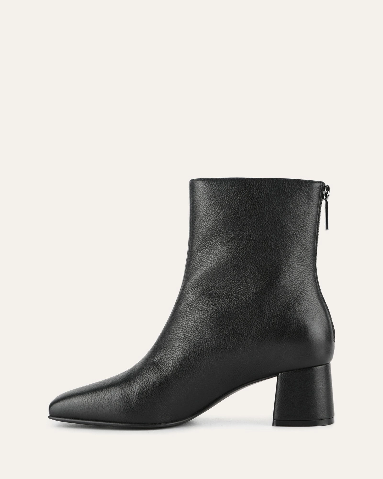 NORI MID ANKLE BOOTS BLACK LEATHER