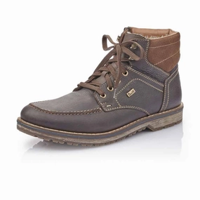 Rieker 39220-26 Mens Dark Brown Waterproof boot