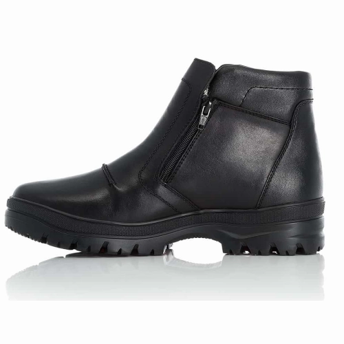 Rieker F5463-00 Mens Black Flip Grip Boots