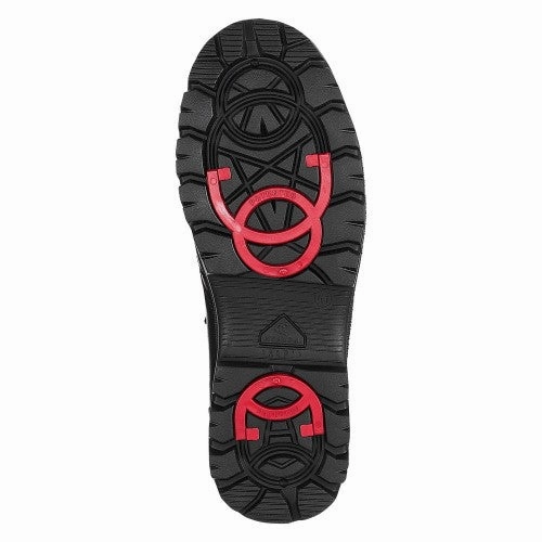 Rieker F5463-00 Mens Black Flip Grip Boots