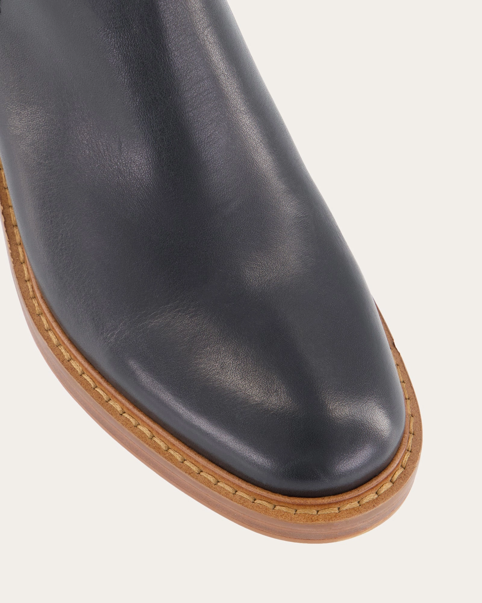 RYE MID ANKLE BOOTS BLACK LEATHER