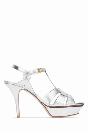 Saint Laurent Open Toe Platform Sandals