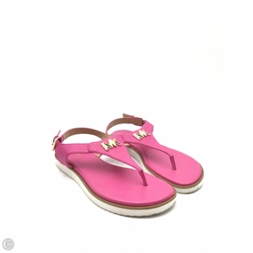 Sandals Designer By Michael Kors In Pink, Size: 7
