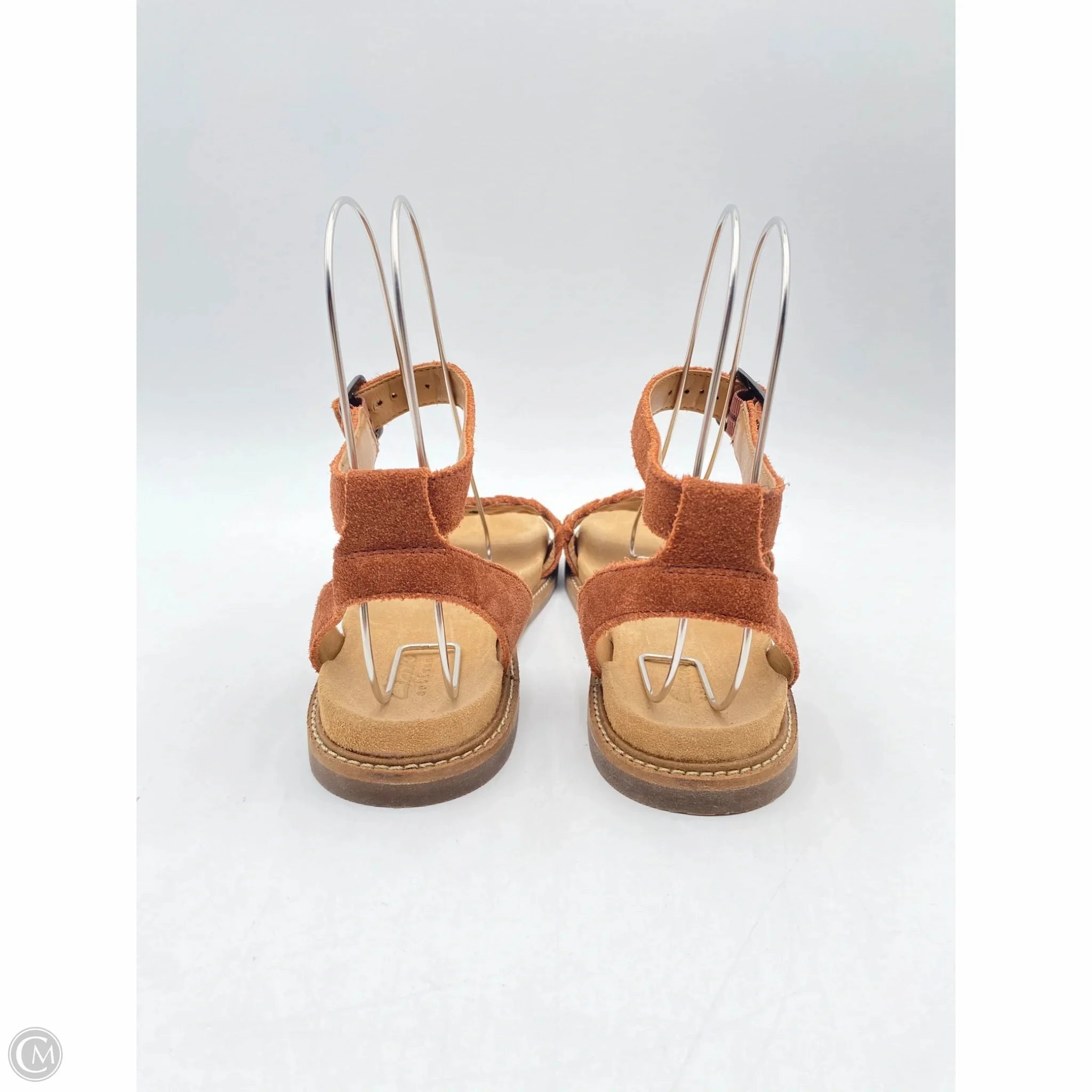Sandals Flats By Clarks In Brown, Size: 9