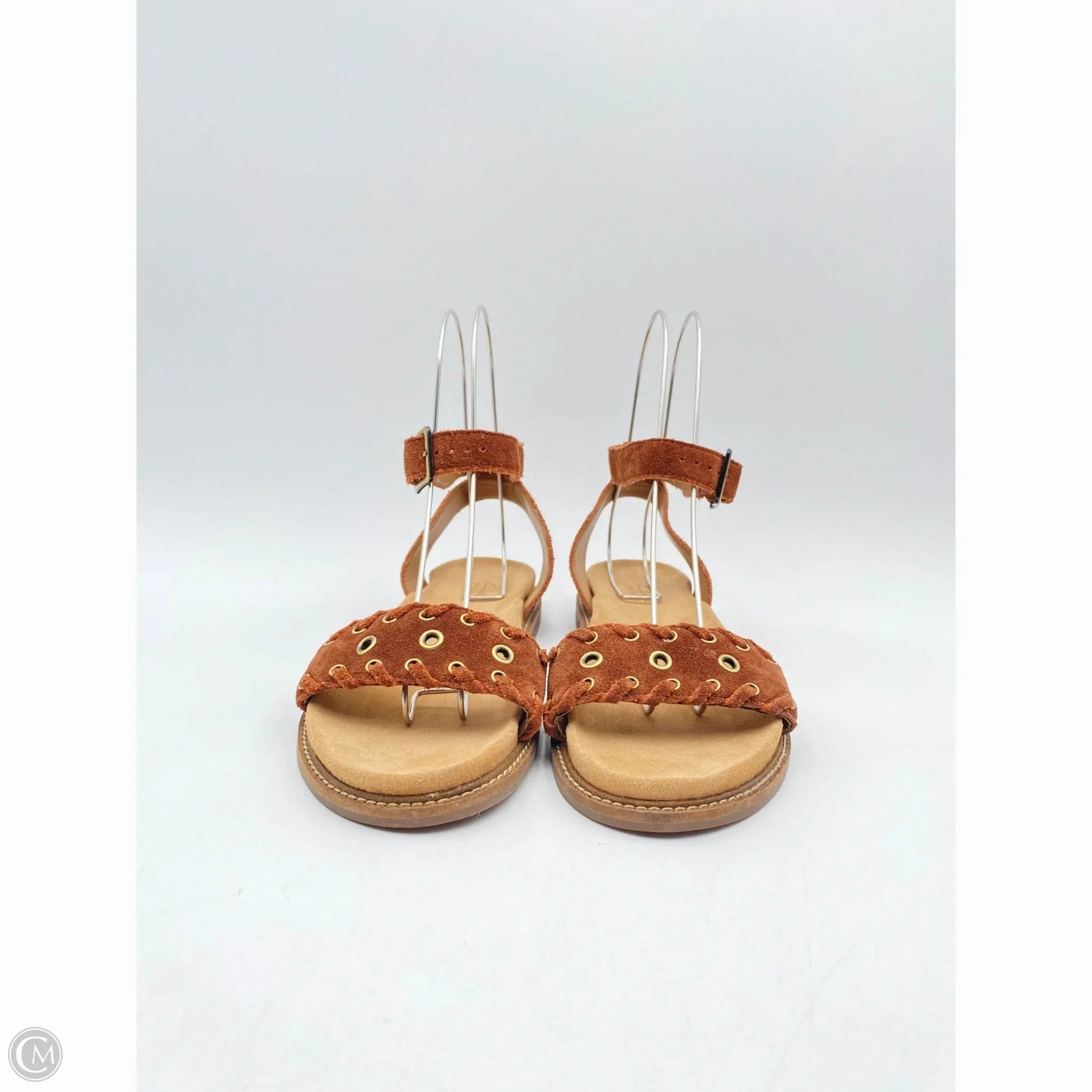 Sandals Flats By Clarks In Brown, Size: 9
