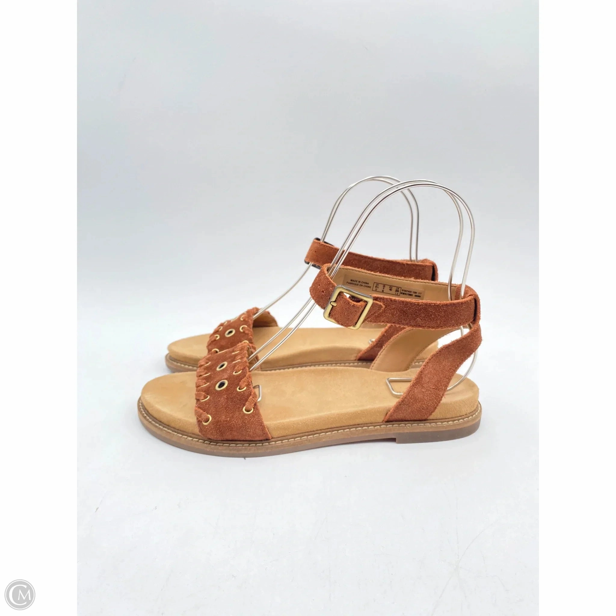 Sandals Flats By Clarks In Brown, Size: 9