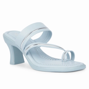 Senorita Casual S.Blue Block Heels For Women D839-03 By Liberty