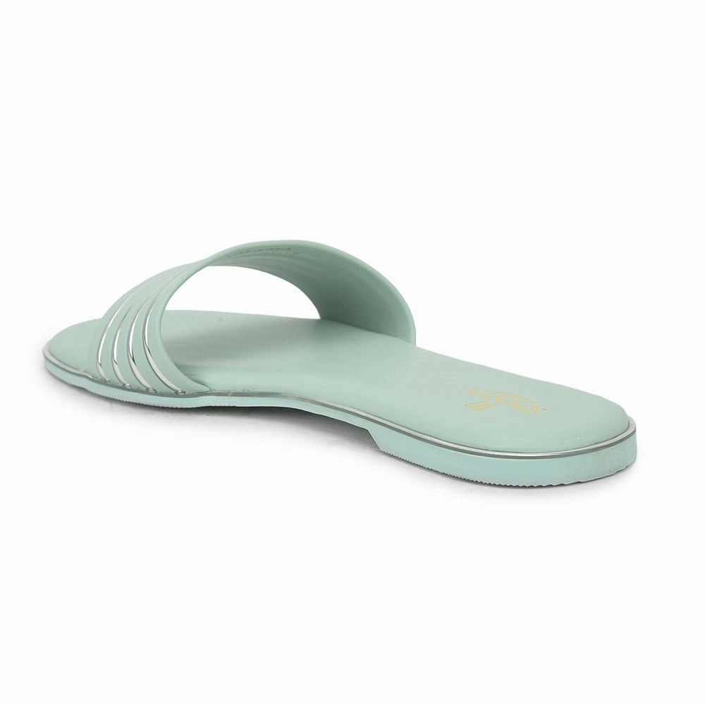 Senorita Casual S. Green Slides For Women PPU-2 By Liberty
