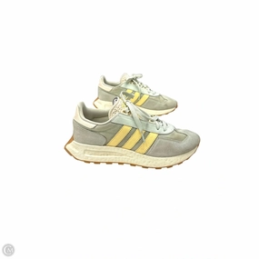 Shoes Athletic By Adidas In Green & Yellow, Size: 8.5
