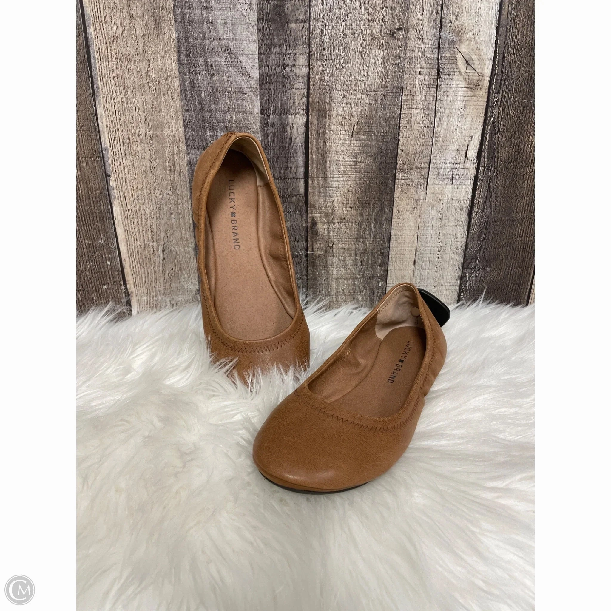 Shoes Flats By Lucky Brand In Brown, Size: 8
