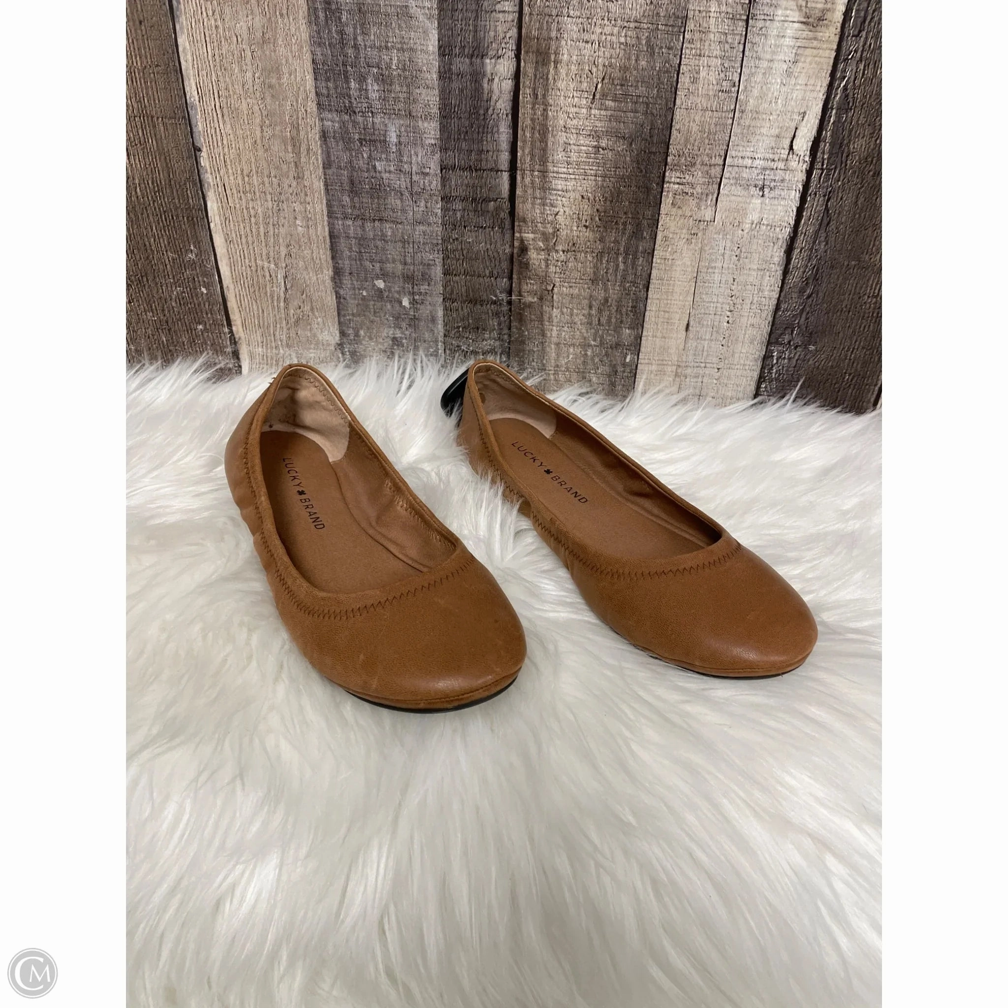 Shoes Flats By Lucky Brand In Brown, Size: 8