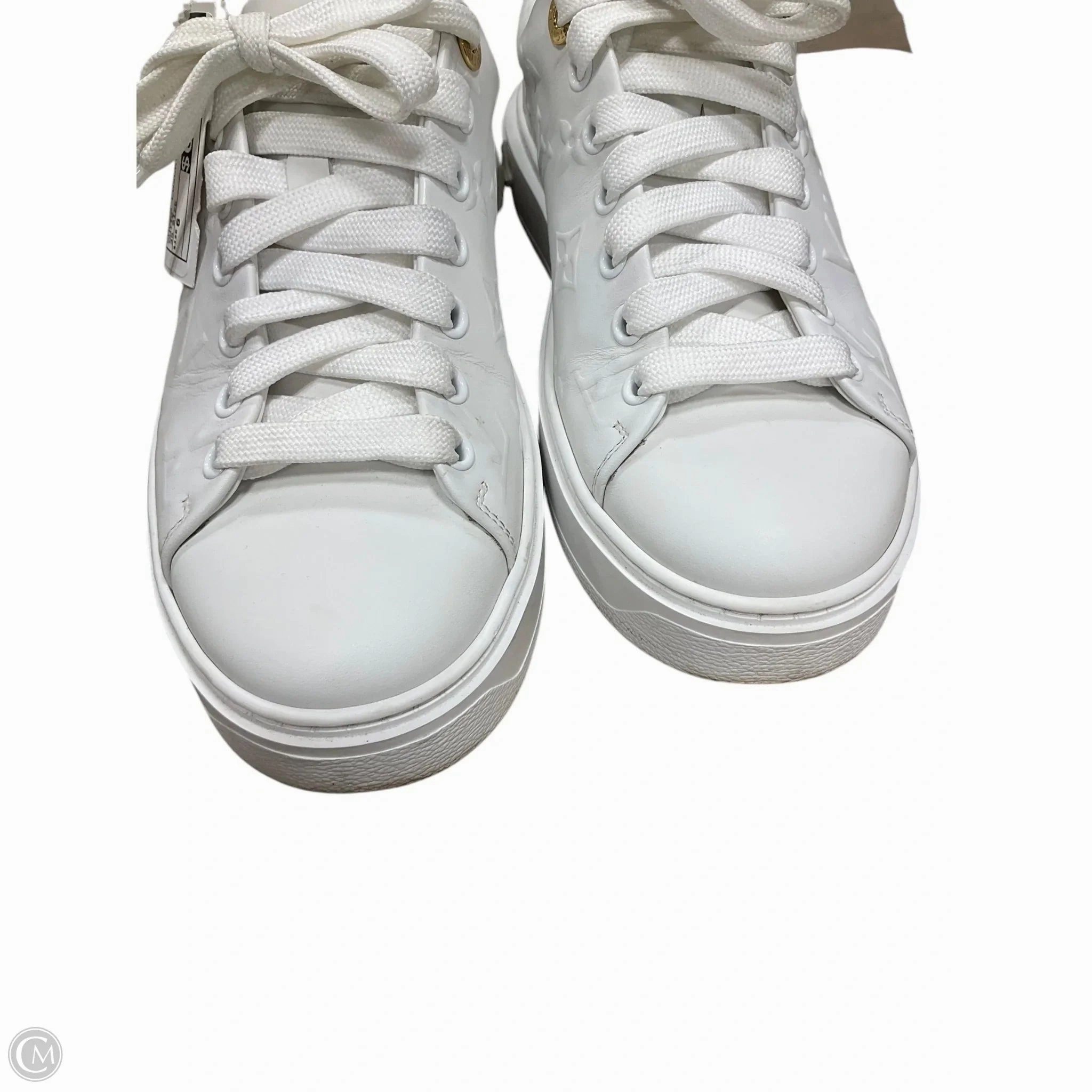 Shoes Luxury Designer By Louis Vuitton In White, Size: 6