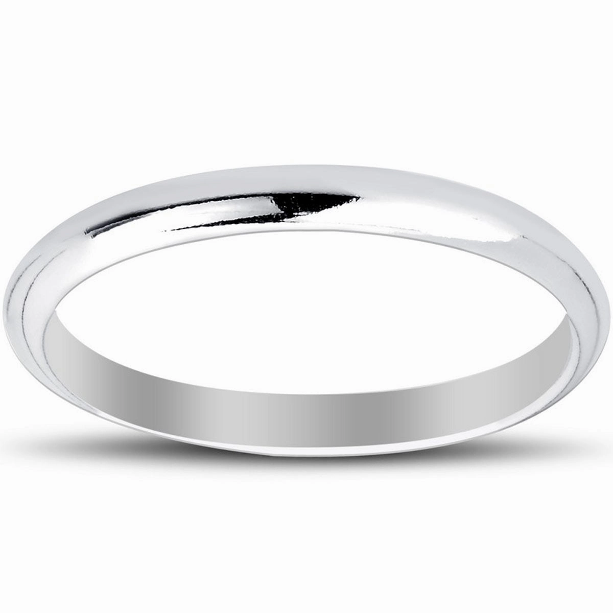 Sterling Silver 4mm Band Ring - R-04