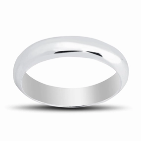 Sterling Silver 5mm Band Ring - R-05