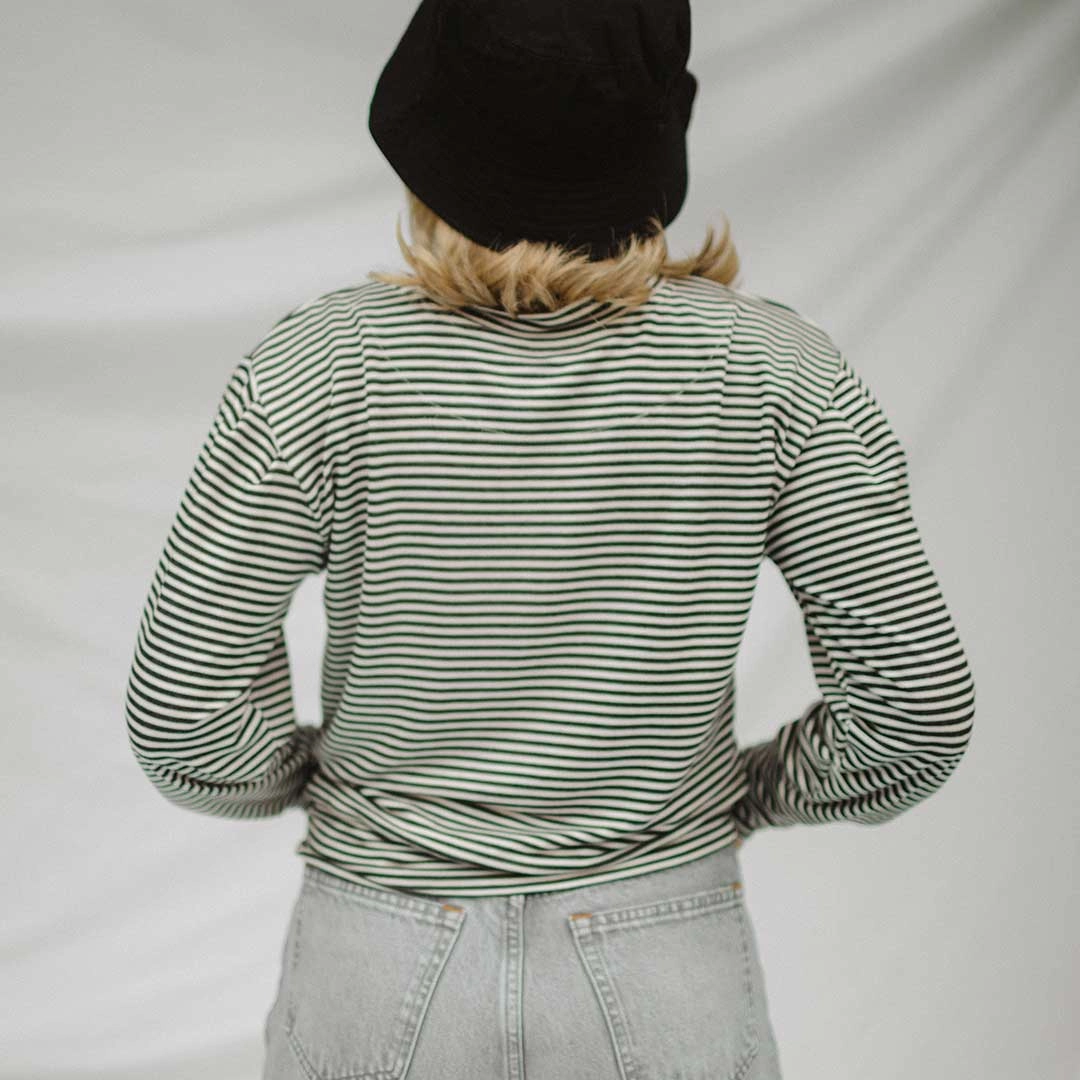 The Coco Long Sleeve, Black-White
