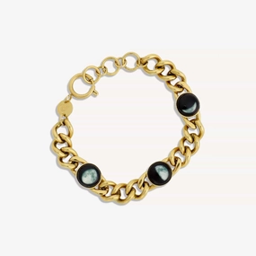Three Moon Pleiades Bracelet in Gold