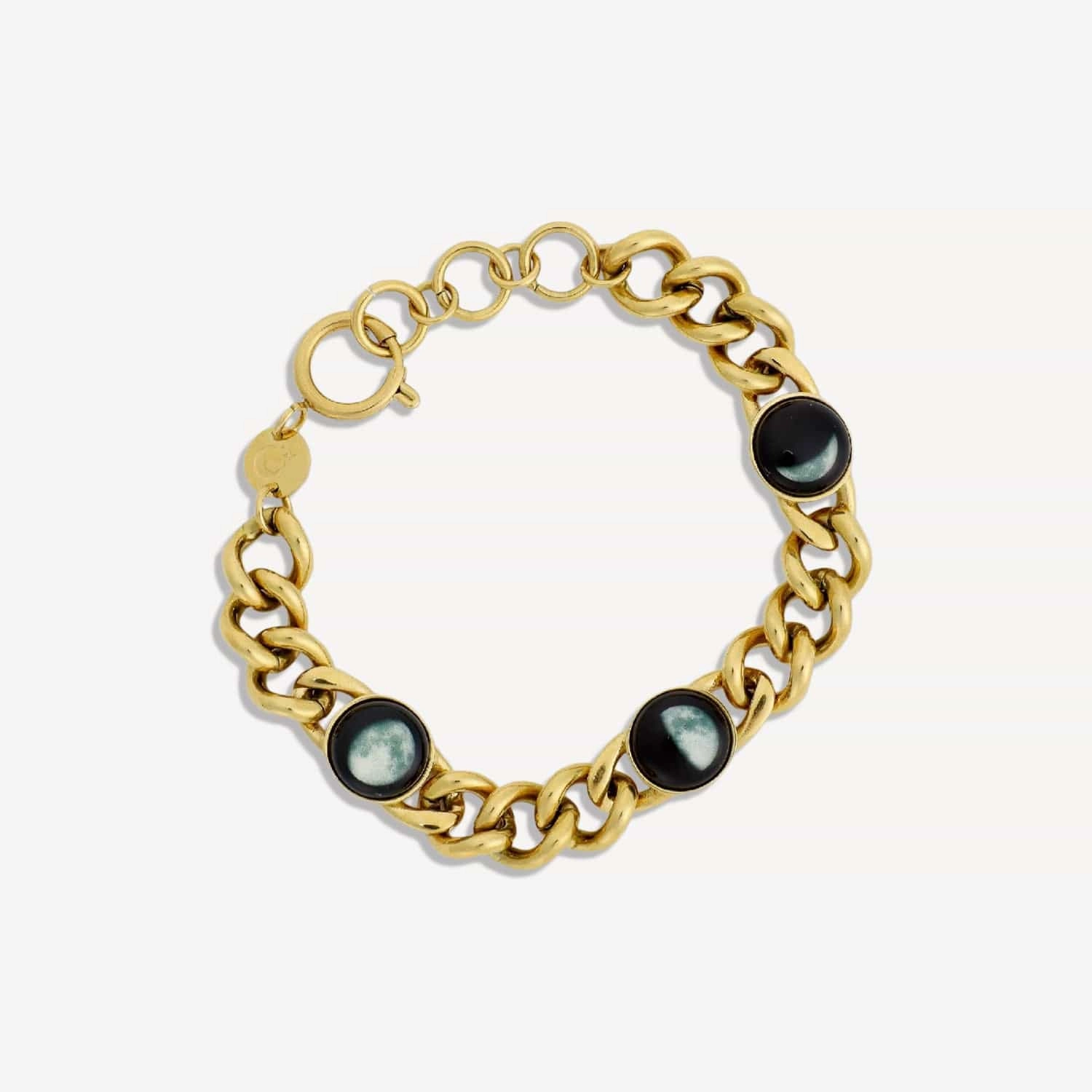 Three Moon Pleiades Bracelet in Gold
