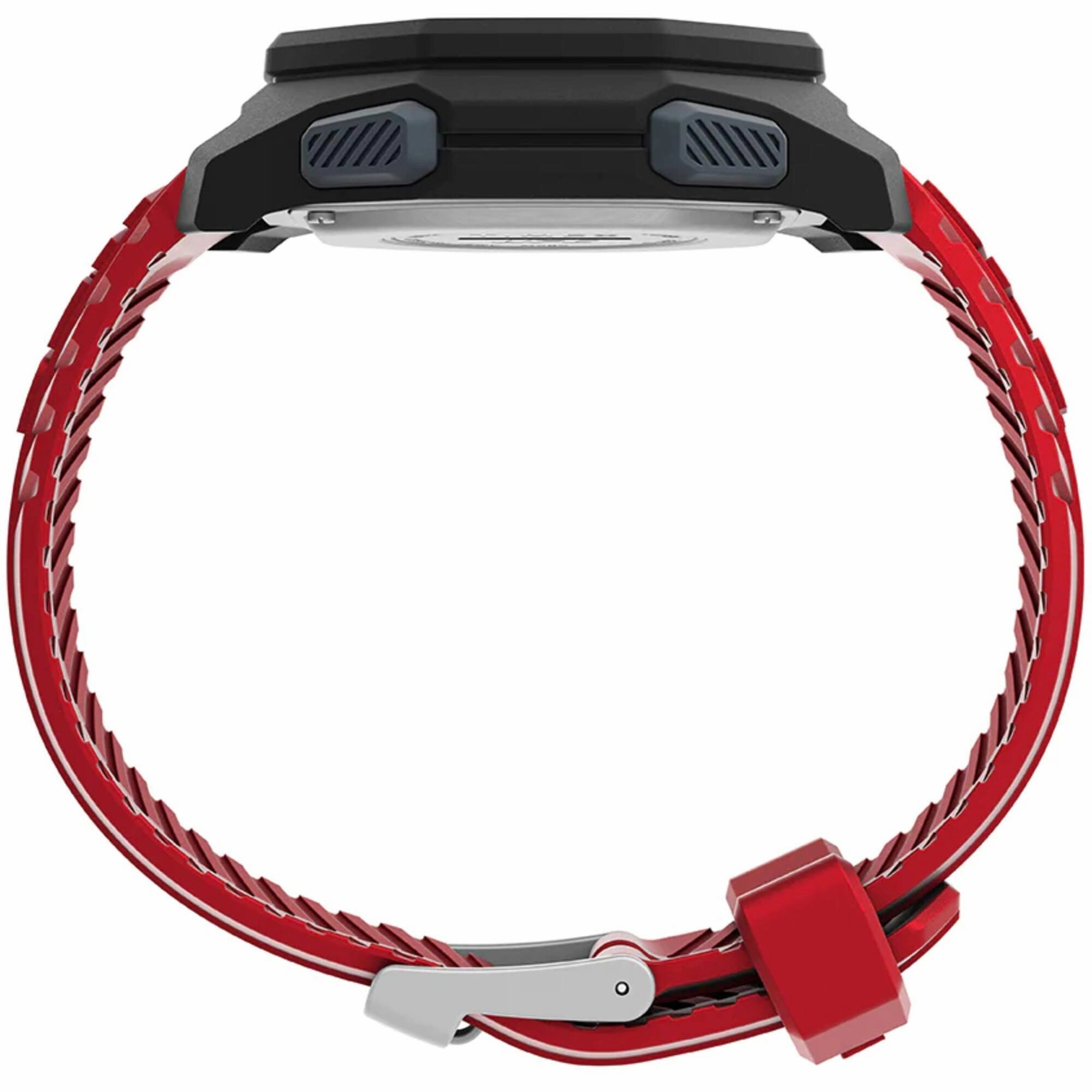 Timex Men's Watch - UFC Spark Heart Rate Digital Dial Red Resin Strap | TW2V84000