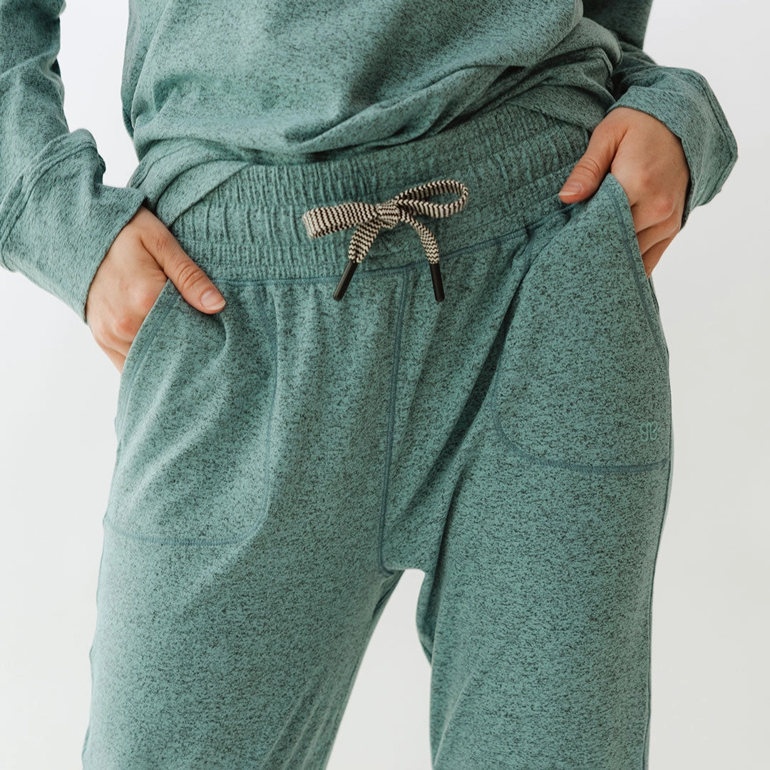 Travel Joggers, Aqua