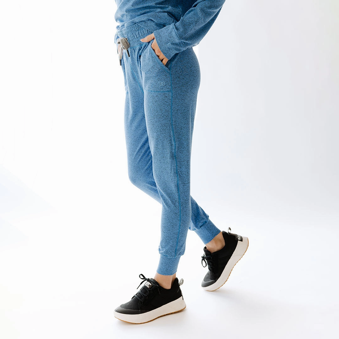 Travel Joggers, Cobalt
