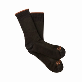 Unisex Pronghorn Socks (Crew) - Olive