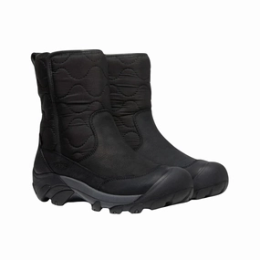 Women's Betty Waterproof Pull-On Boot - Black/Black (Regular Width)