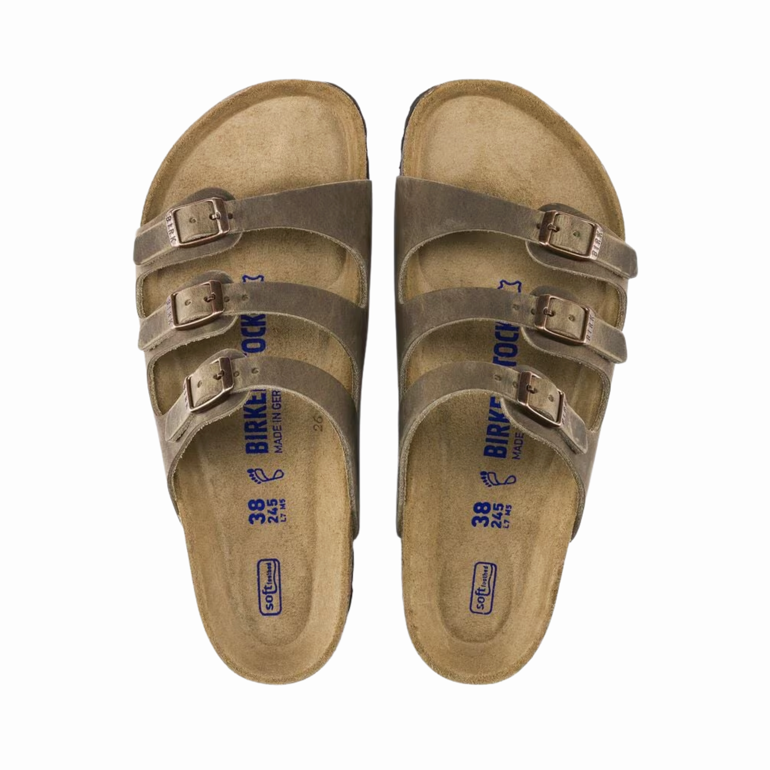 Women's Florida Soft Footbed (Oiled Leather) - Tobacco Brown