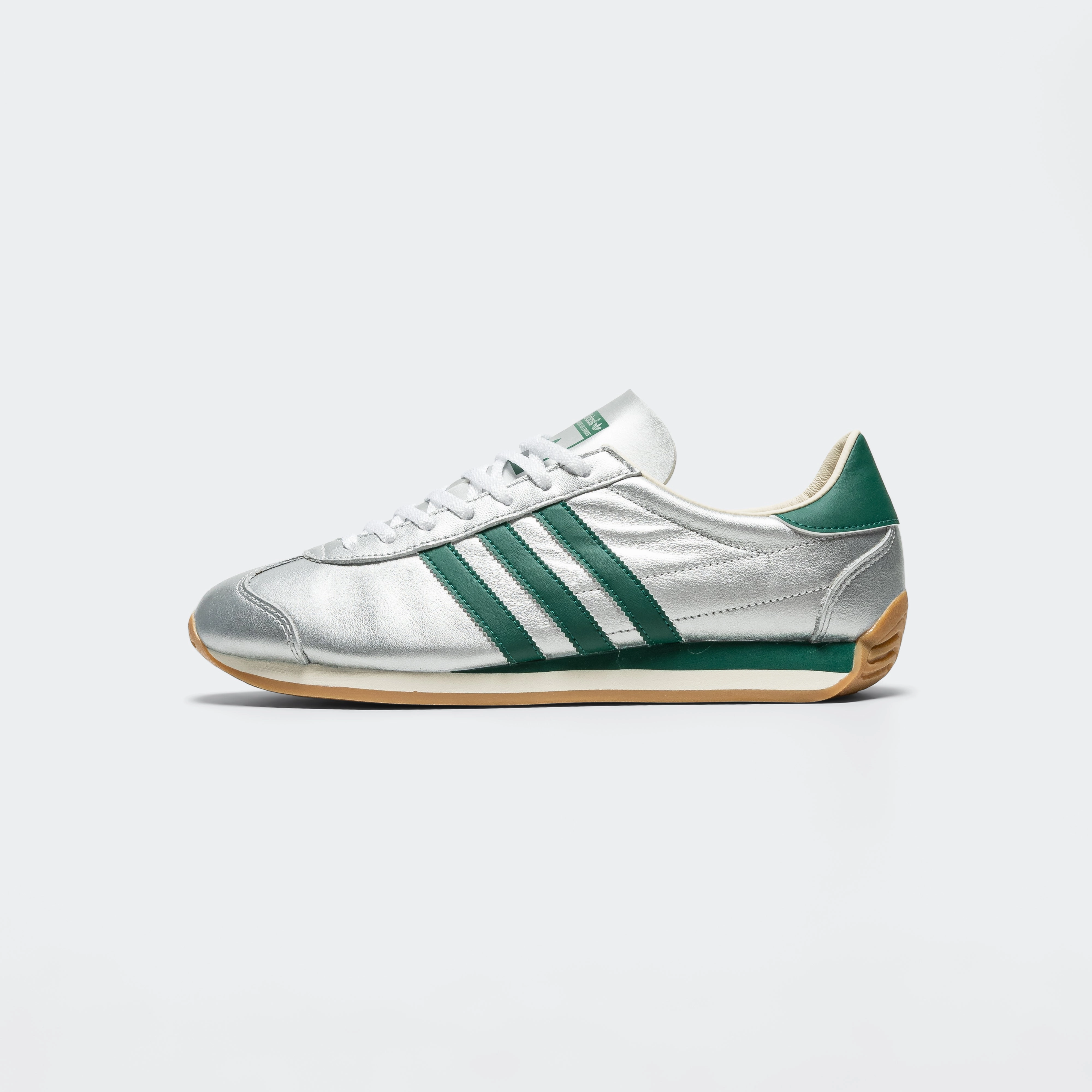 Womens Country OG - Silver Metallic/Collegiate Green