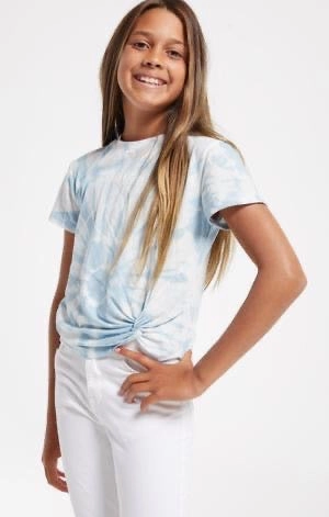 ZSupply Girls Teagan Tie Dye Tee - Blue Agave*